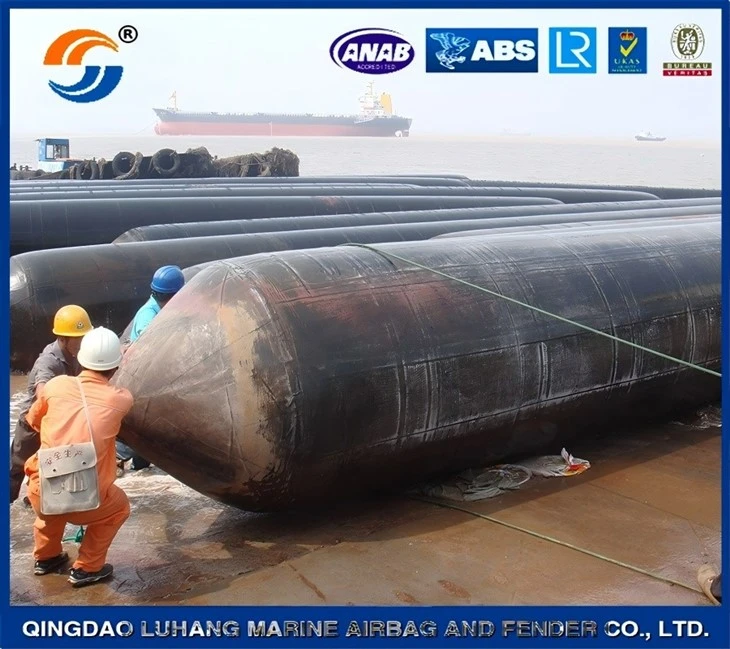 Natural Rubber Ship Launching Airbags factory